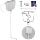 Ver imagem 1 de Caixa Descarga Elevada 6,8 À 9l Branca + Tubo Descida +