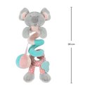 Ver imagem 2 de Brinquedo Pelúcia com Mordedor Macio para Bebê Buba Coala Rosa Azul