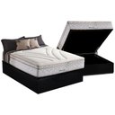 Ver imagem 1 de Cama Box Baú Casal: Colchão Molas Masterpocket Ensacadas Herval Maxspring American + Base Crc