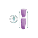 Ver imagem 2 de Kit 10 Copos Plasticos 300 Ml Reutilizável Lilas
