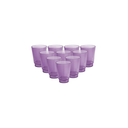 Ver imagem 1 de Kit 10 Copos Plasticos 300 Ml Reutilizável Lilas