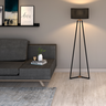 Luminária Abajur Eiffel para Quarto Casal Estilo Industrial Moderno Alto Padrão Exclusivo Cupula Pre - 2
