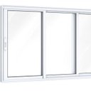 Ver imagem 4 de Janela de Alumínio de Correr 100x200cm 3 Folhas Móveis com Vidro Lucasa Eccellente Branco