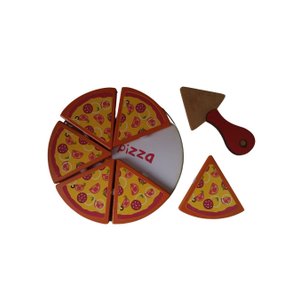 Tábua de Pizza com Velcro para Cortar | Zastras Educativo