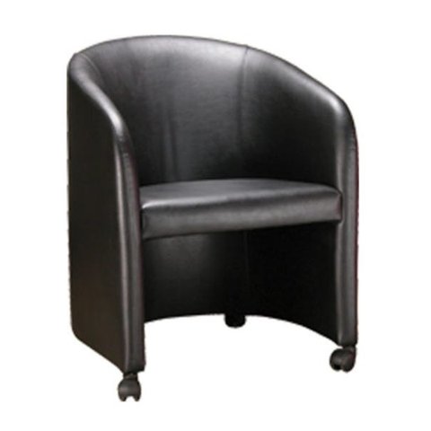 Sofá para Recepção de Escritório Linha Recepção Blenda - Preto