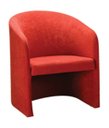 Ver imagem 1 de Sofá para Recepção de Escritório Linha Recepção Blenda - Vermelho