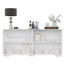 Ver imagem 6 de Aparador Buffet 4 Portas com Pés Quadrados Veneza Multimóveis Branco