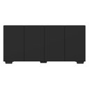 Ver imagem 7 de Aparador Buffet 4 Portas com Pés Quadrados Veneza Multimóveis Preto
