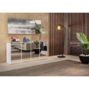 Ver mais imagens de Aparador Buffet 4 Portas com Espelho Vegas Branco