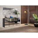 Ver mais imagens de Aparador Buffet 4 Portas com Espelho Vegas Preto