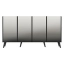 Ver imagem 7 de Aparador Buffet 4 Portas com Espelho e Pés Retrô Vegas Preto