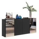 Ver imagem 3 de Aparador Buffet com Espelho Vegas Preto