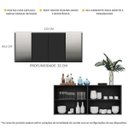 Ver imagem 4 de Aparador Buffet com Espelho Vegas Preto