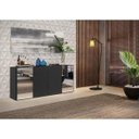 Ver mais imagens de Aparador Buffet com Espelho Vegas Preto