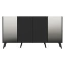 Ver imagem 7 de Aparador Buffet com Espelho e Pés Retrô Vegas Preto