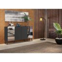 Ver mais imagens de Aparador Buffet com Espelho e Pés Retrô Vegas Preto