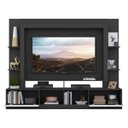 Ver imagem 5 de Rack Estante com Painel TV 65 Polegadas e 2 Portas Oslo Multimóveis Preto/Branco