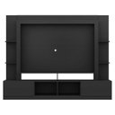 Ver imagem 6 de Rack Estante com Painel Tv 65 Polegadas e 2 Portas Oslo Multimóveis Preto