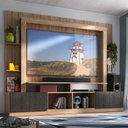 Ver imagem 2 de Rack Estante com Painel Tv 65 Polegadas e 2 Portas Oslo Multimóveis Madeirado/tenerife