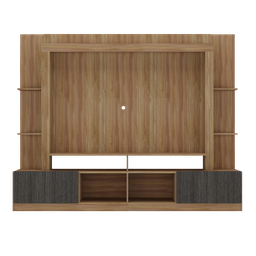 Rack Estante com Painel Tv 65 Polegadas e 2 Portas Oslo Multimóveis Madeirado/tenerife - 6