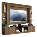Ver imagem 2 de Rack Estante com Painel Tv 65 Polegadas e 2 Portas Oslo Multimóveis Madeirado