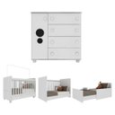 Ver imagem 7 de Quarto de Bebê com Berço e Cômoda Pimpolho Multimóveis Branco