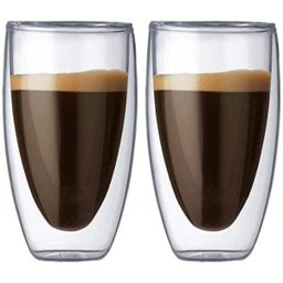Conjunto com 2 Copos Bodum Pavina Parede Dupla 80ml - 1