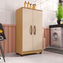 Ver imagem 2 de Armário Multiuso Recife Carvalho Americano Off White - Incorplac