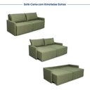 Ver imagem 4 de Sofá Cama Retrátil e Reclinável 3 Lugares 180cm em Linho Baraúna Cabecasa Madeiraoriginals