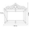 Espelho de Parede 90cmx120cm Agostin Venezianos Rivatti - 2