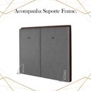 Ver imagem 5 de Cabeceira Queen 158 cm Lizz Veludo Cinza Soon
