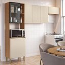 Ver imagem 2 de Armário de Cozinha Compacta 251cm Laura Plus Soft-freijó Z06 - Mpozenato