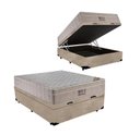Ver imagem 1 de Cama Box Baú com Colchão de Molas Ensacadas Ortobom Airtech Viúva 128cm