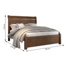 Ver imagem 4 de Cama Casal em MDF Madri Espresso Marrom