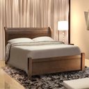 Ver imagem 1 de Cama Casal em MDF Madri Espresso Marrom