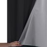 Cortina Pvc Blackout Corta Luz 280X180 Coleção Nova Admirare Cor: Preta - 2