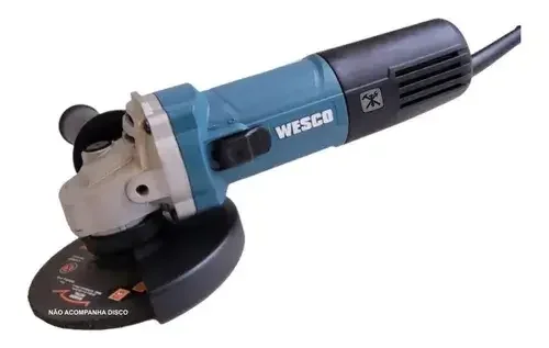 Esmerilhadeira angular 4.1/2" 900w WS4750 220v Wesco - 2