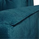 Ver imagem 6 de Sofá Cama Casal Reclinável Drika - Veludo Turkey Petróleo