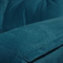 Ver imagem 7 de Sofá Cama Casal Reclinável Drika - Veludo Turkey Petróleo