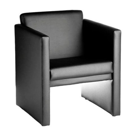 Sofá para Recepção de Escritório Linha Recepção Light:Preto