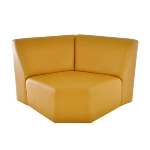 Sofá para Recepção de Escritório Linha Recepção Napoli:Amarelo