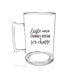 Kit 2 Canecas de Chopp Acrílico Personalizadas - Chance de Ser - 2