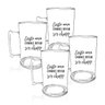 Kit 4 Canecas de Chopp Acrílico Personalizadas - Chance de Ser - 1