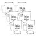 Ver imagem 1 de Kit 6 Canecas de Chopp Acrílico Personalizadas - Chance De Ser