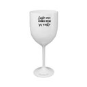 Ver imagem 2 de Kit 4 Taças Vinho Brancas Acrílico Personalizadas - Chance de Ser Vinho