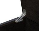 Ver imagem 5 de Puff Báu Retro Estofado Premium para Sala e Quarto Recamier Moderno Closet Retro Cor Cinza