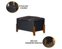 Ver imagem 3 de Puff Báu Retro Estofado Premium para Sala e Quarto Recamier Moderno Closet Retro Cor Cinza