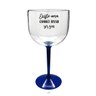 Kit 2 Taças Bicolor Azul Acrílico Personalizada - Chance de Ser Gin - 2