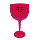 Ver imagem 2 de Kit 6 Taças Gin Rosa Acrílico Personalizadas - Chance de Ser Gin