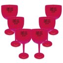 Ver imagem 1 de Kit 6 Taças Gin Rosa Acrílico Personalizadas - Chance de Ser Gin